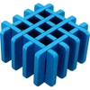 Puzzle Master Lattice - Metal Puzzle, 2.76 inches, Blue