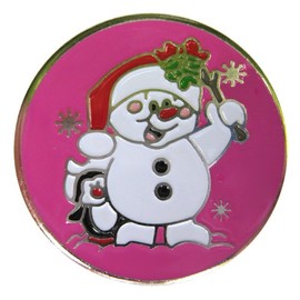 Christmas & Holiday Golf Ball Marker with Matching Hat Clip