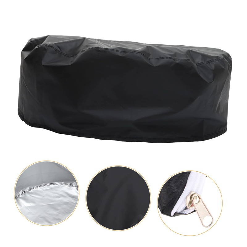 NOLITOY Outdoor Foldable Pool Cover for Round Pools Pet Swimming
