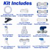 RO System 1/4" O.D. Push in Fittings and 25ft NSF