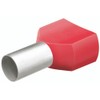 18 AWG (1.0 mm²) Twin Wire End Ferrule w/Collar