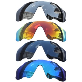 Acefrog 4 Paar polarisierte Ersatzgläser für Oakley Jawbreaker OO9290 Sonnenbrille, perfekte Passform, bruchsicher, kratzfest, Value Pack