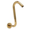 304 Stainless Steel S Shaped Shower Arm Gold Shower Head