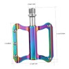 OHPHCALL 1pair Aluminium Alloy Bike Pedals Lightweight Anti-Skid Spindle Pedals