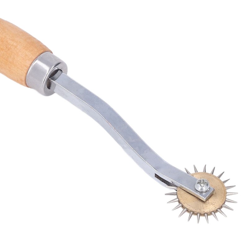 Stainless Steel Needle Tracing Wheel, Sewing Tool for Leathercraft Patterns,