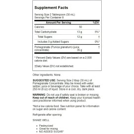 Dynamic Health Pomegranate Juice Concentrate, No Additives or Preservatives 8 oz