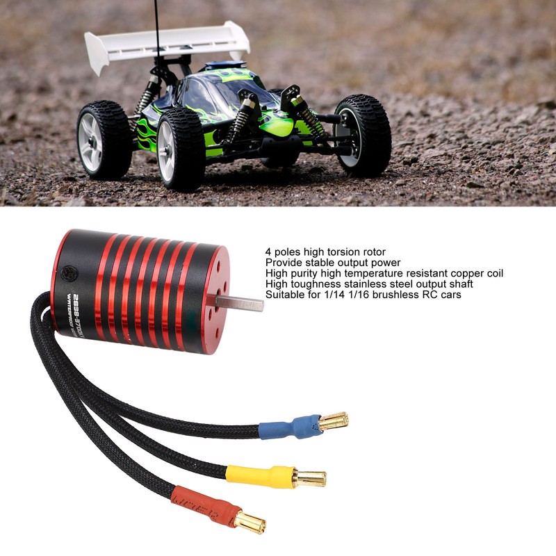 GTSKYTENRC 2838 Brushless Motor 4 Poles RC Brushless Motor for