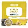 HANDPICK, Lemon Ginger Tea Bags (100 Count) | Ingredients -
