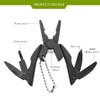Portable Multitool Pliers Mini Folding Pliers for Business Gift/Outdoor Black