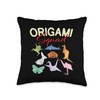 Origami Squad - Origamist Japanese Culture Paper Folding Art Throw