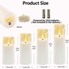 Pack of 5 LED Candles, Flickering Flame Candles with Remote