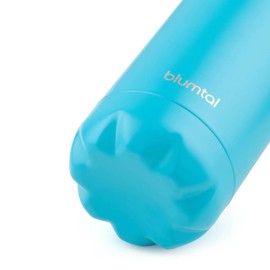 Blumtal® Trinkflasche Edelstahl Charles - Thermosflasche 350 ml - BPA-freie Thermo Trinkflasche kalt&warm - auslaufsichere Trinkflasche Metall 350 ml - Thermos Trinkflasche - Petrol