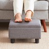 BAKSEA Small Foot Stool Under Desk Foot Stools Ottoman Footstool