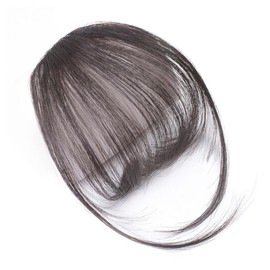 QIAOXI Bangs Wig, Full Hand Planted, Ultra-thin, Women's, Cute Bangs, Small Face, Fluffy, Sided, Heat-resistant Type