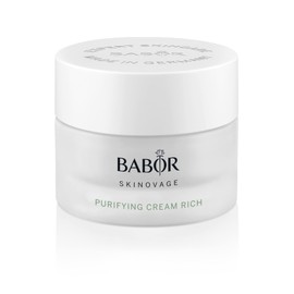BABOR SKINOVAGE Purifying Cream rich, Rich facial cream for impure skin, Clarifying and pore-refining facial care, Vegan, 50 ml
