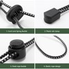 Backpack Walking Pole Holder, Adjustable Hand Wrist Lanyard, Elastic String