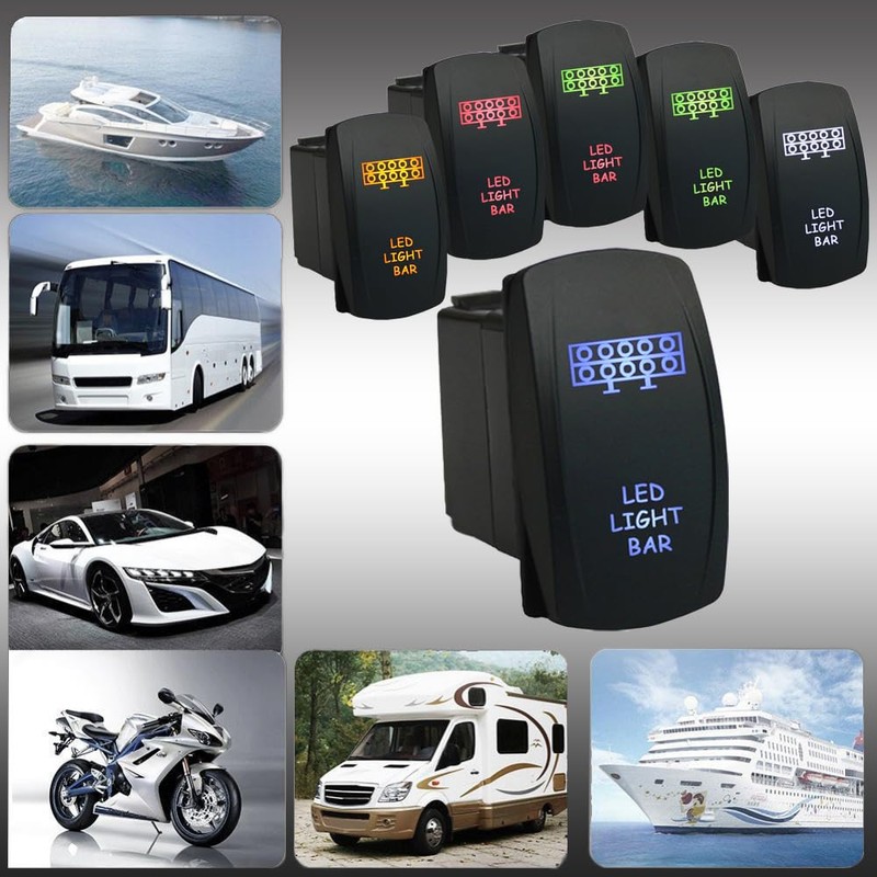 12V 20A / 24V 10A ON-OFF Marine Rocker Switch BAIT