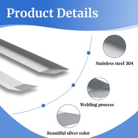 ZRNIDIYR RV Slide Out Ski Set | Stainless Steel RV Slide Out Ski Easy Slide System-47 inch Pack of 2