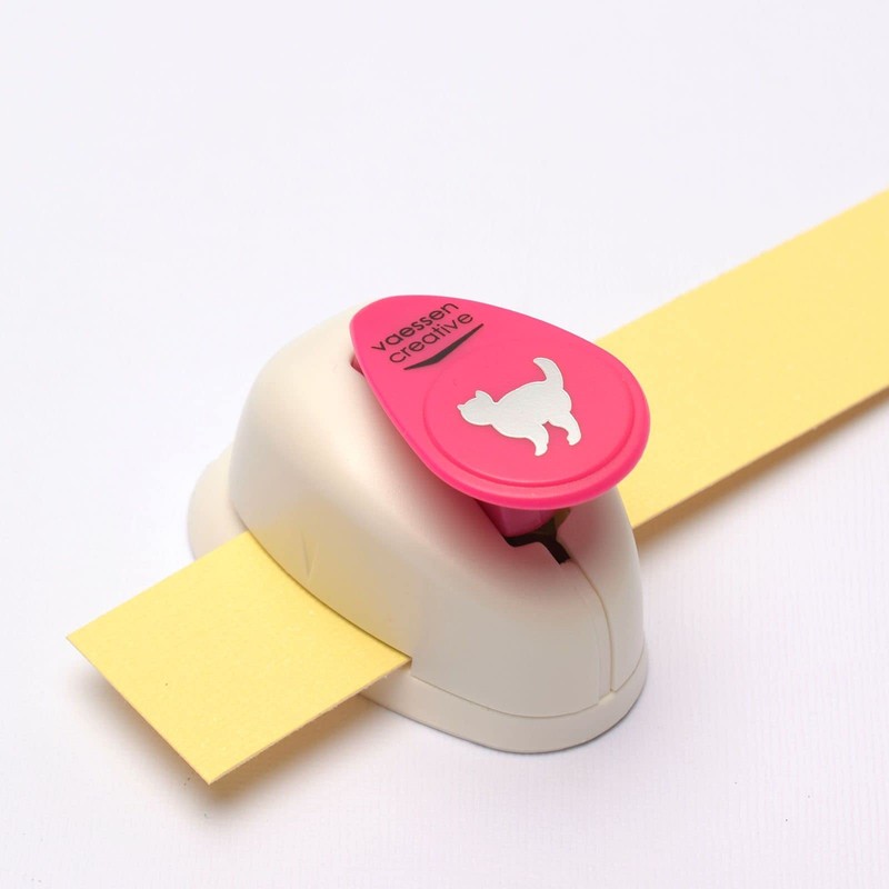 Vaessen Creative Hole Punch With Lever Plastic/Metal, Purple