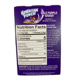 HAWAIIAN PUNCH Wild Purple Smash Singles To Go Lot Of 6 boxes 48 packs