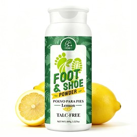 Foot Powder For Smelly Feet, Natural Foot & Shoe Powder for Lasting Freshness, Odor Control, Talc-Free Shoe Odor Eliminator, Absorb Sweat & Anti-Friction for Dry Feet, Men Women Daily Use, 3.5oz
