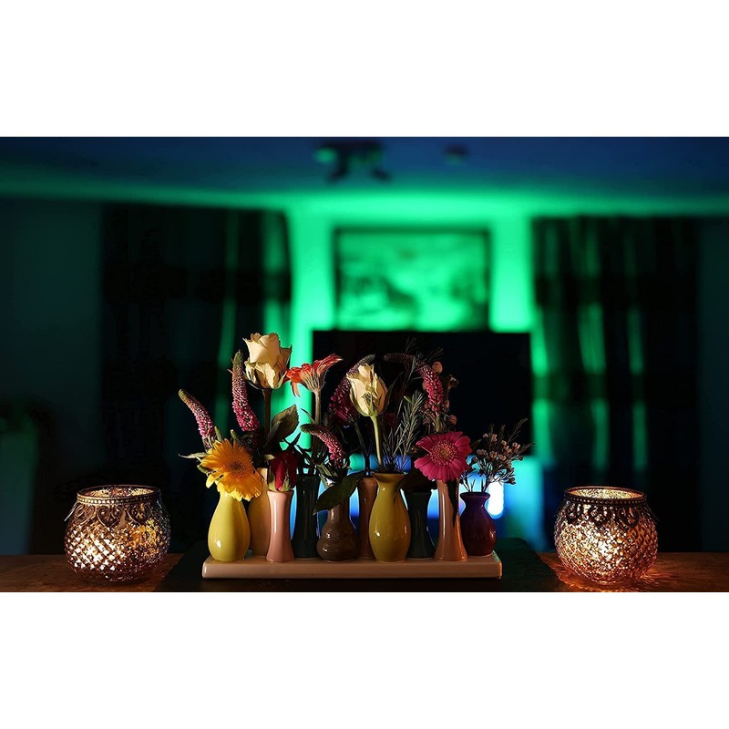 Jinfa Handmade, Small, Ceramic, Decorative Flower Vases, Set of 10