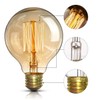 CTKcom Vintage Edison Bulb(4 Pack)- Antique Incandescent Bulbs Dimmable 40W