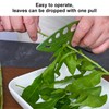 Herb Stripping Tool, 9 Holes Herb Stripper Stainless Steel Herb