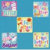 SmileMakers 10 I Feel Better Large Stickers - Rewards - Medical