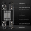 ANMILIY Hidden Door Hinge (6in)-2PC Invisible Door Hinges,3D Adjustable 180