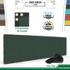 Goleray Fence Privacy Screen 4'x20' Fencing Panels for Outside 170GSM