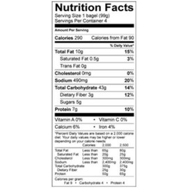 Udi's Gluten Free Everything Inside Bagel 14Oz