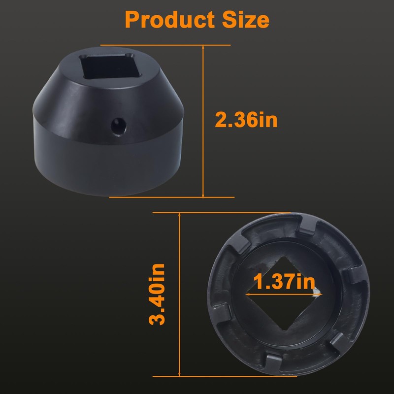 DDE W742589020700 6 PT Pinion Nut Socket Tool Compatible with