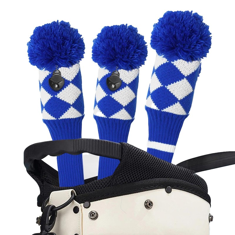Golf Club Head Covers - Golf Headcover Set Golf Head