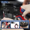 Yumkiyi Crimping Tool for Non-Insulated Open Barrel Terminals, AWG22-10 -