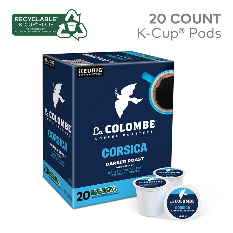 La Colombe® Coffee Roasters Corsica Darker Roast Coffee, Single Serve