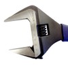Eclipse Professional Tools ADJW12WJ 12" Adjustable Wrench Extra Wide Jaw