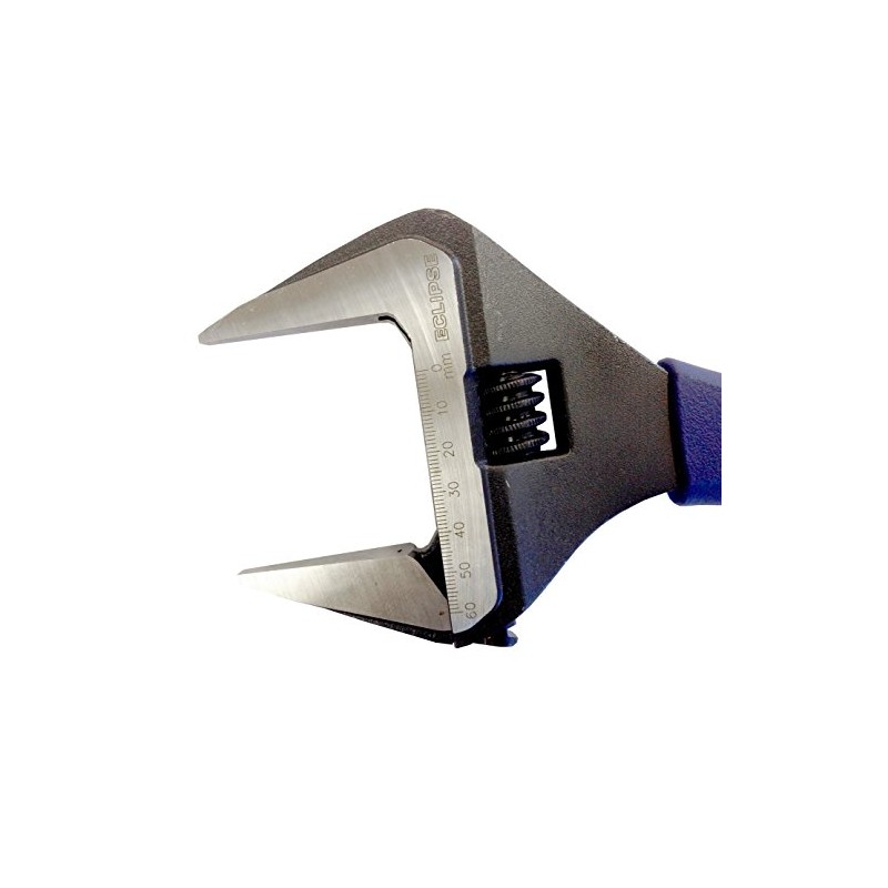 Eclipse Professional Tools ADJW12WJ 12" Adjustable Wrench Extra Wide Jaw