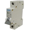 Type C MCB Circuit Breaker, Single Pole, Din Rail Mount,
