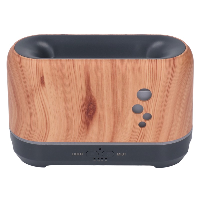 200ML Aromatherapy Diffuser Hollow Flame with Ambience Light Remote Control