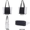 Purses for Women Large Tote Shoulder Color Blocking Handbags Top