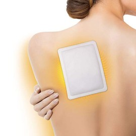 Lifemed - Heat Plaster 9.5 cm x 13 cm White - Relieves Tension and Relieves Pain Pack of 3 (3 x 1 Item)