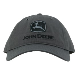 John Deere Baseball Cap Trucker Hat Black Out Trademark Ch