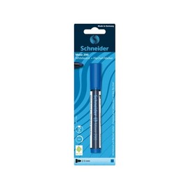 Schneider Maxx 290 Marker for Whiteboards and Flipcharts, Bullet Tip 2-3 mm Line Width, Dry Erase Without Residue, Strong and Colour-Intensive, Pack of 1, Blue