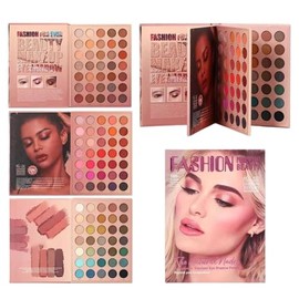 Paleta de Maquillaje para Todo el Rostro,105 Colores Sombra De Ojos Plegable De Larga Duración  Paleta Brillos Maquillaje - para Mujeres Maduras, Uso 