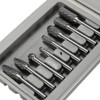 8pcs Carbide Rotary Burr Set, Double Cut 1/4''(6.35mm) Shank Solid