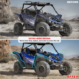 SAUTVS XXL Wider Fender Flares for Yamaha YXZ1000R, Front Rear Extended Mud Flaps Mud Guards Extension for Yamaha YXZ 1000R/SE/SS/SS SE/SS XTR 2019-2025 Accessories