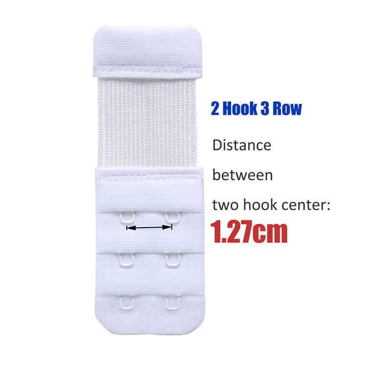AKAAYUKO Bra Extender 2 Hook Comfortable Women Bra Strap Extension
