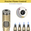 Navpeak Windproof Butane Torch Lighter - Refillable Jet Flame Lighter