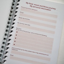 SW Slimming Diet Healthy Food Mood Fitness Tracker Journal Log Book Diary Full Colour | Slimming World Compatible 12 Week (A6)